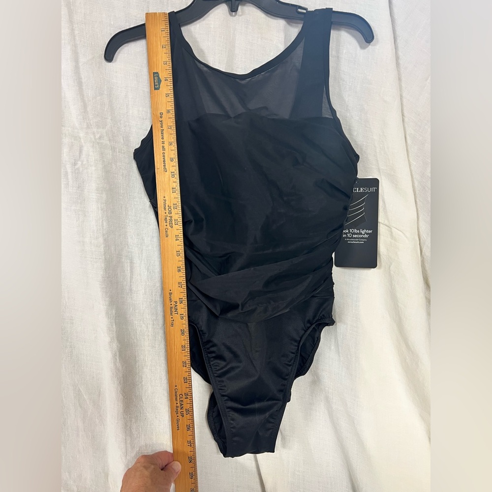 Miraclesuit Classic Black Swimsuit - Picture 3 of 9